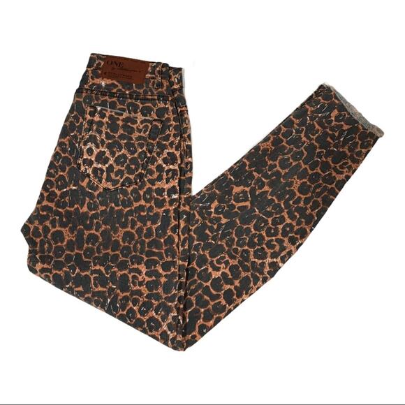 NWT One Teaspoon Black Cat Scallywags Frayed Jeans - 26 - Picture 5 of 10